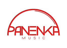 Logo de Panenka Music en rouge, maison d'édition ou a signer PLK